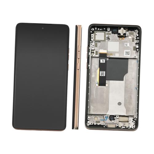 Lcd + Touch + Frame Motorola Edge 40 Neo Xt2307 - Peach Fuzz Originale