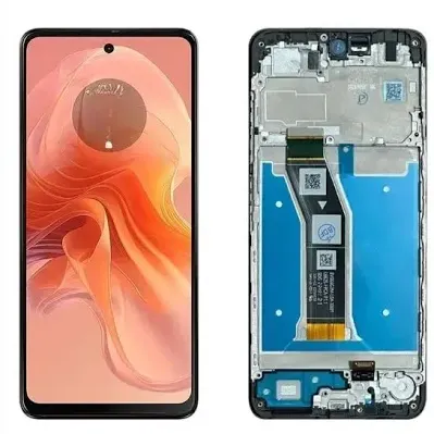 Lcd + Touch + Frame Motorola Moto G24 Xt2423 - Black Originale