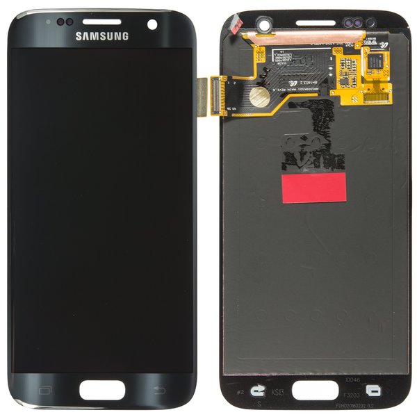 Display Lcd Schermo Per Samsung Galaxy S7 Sm-G930F Nero Gh97-18523A