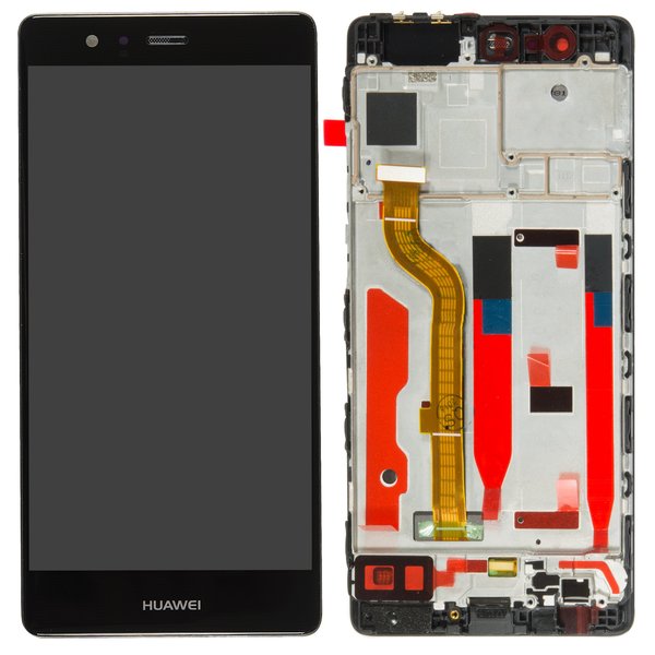 Display Lcd + Touch Per Huawei P9 Nero No Logo