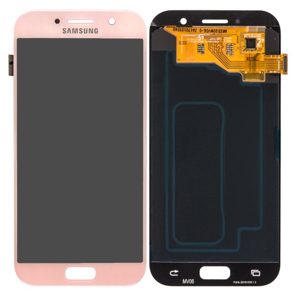 Lcd Display Touch Screen Samsung Sm-A520 Galaxy A5 2017 Rosa. Gh97-19733D