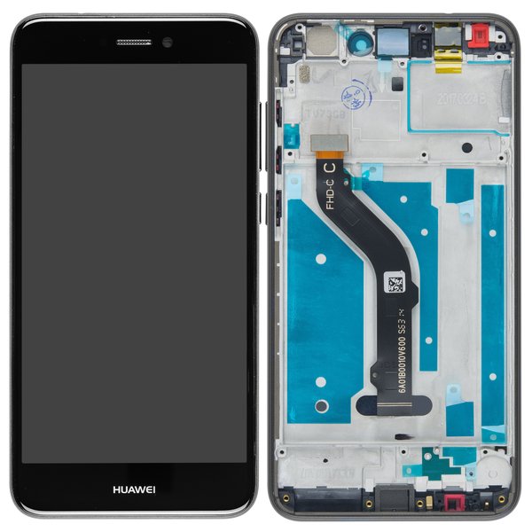 Lcd + Touch + Frame Per Huawei P8 Lite 2017 - Nero Compatibile