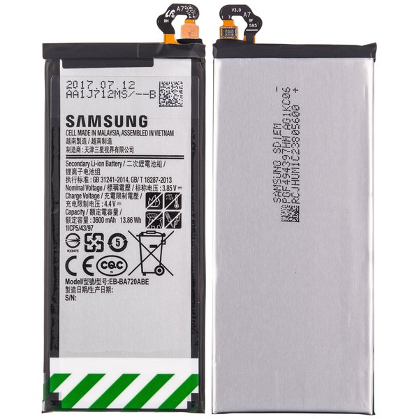 Batteria Originale Per Samsung J7 2017, J730F