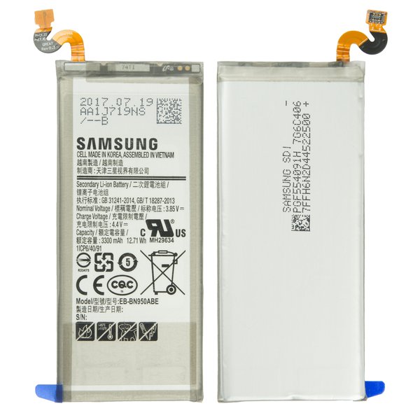 Samsung Batteria Li-Ion Per N950F/D Samsung Galaxy Note 8