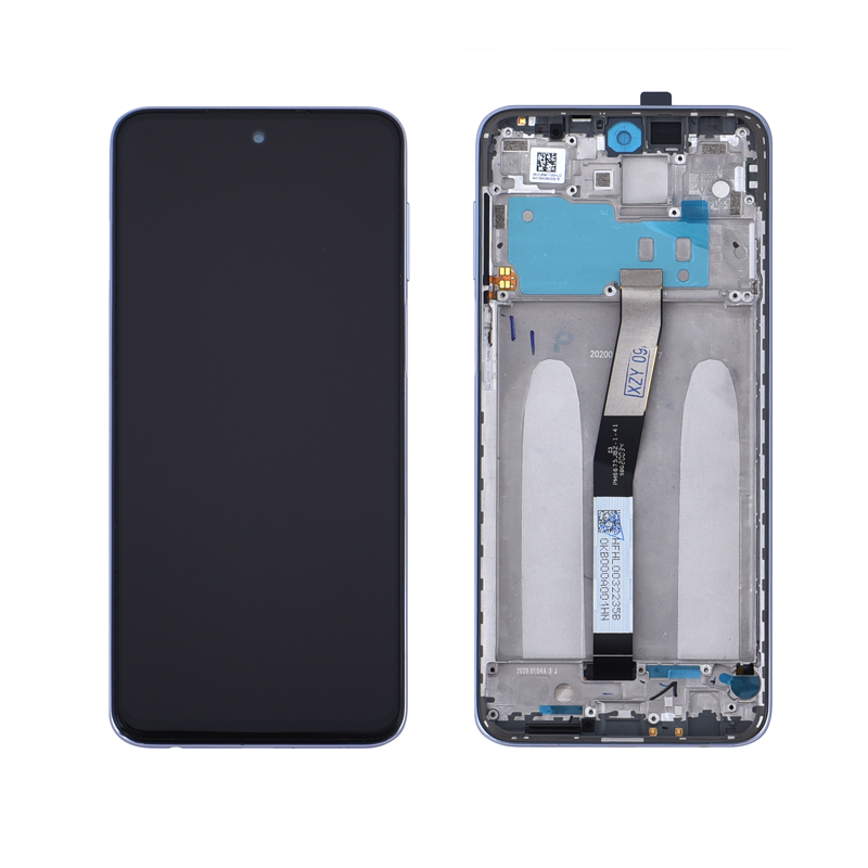 Lcd + Touch + Frame Per Xiaomi Redmi Note 9 Pro Note 9S Compatibile - Blue