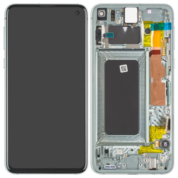 Lcd + Touch Per G970F Samsung Galaxy S10E - Verde