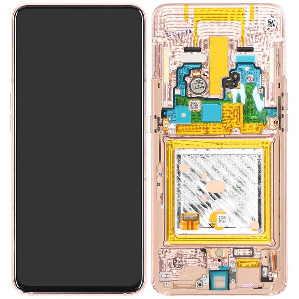 Lcd + Touch Per A805F Samsung Galaxy A80 - Oro