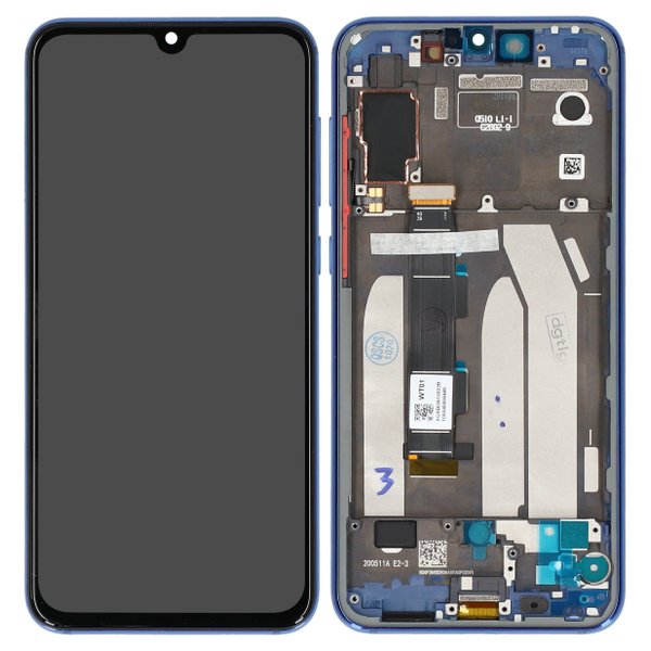 Lcd + Touch + Frame Per Xiaomi Mi 9 Se - Ocean Blu