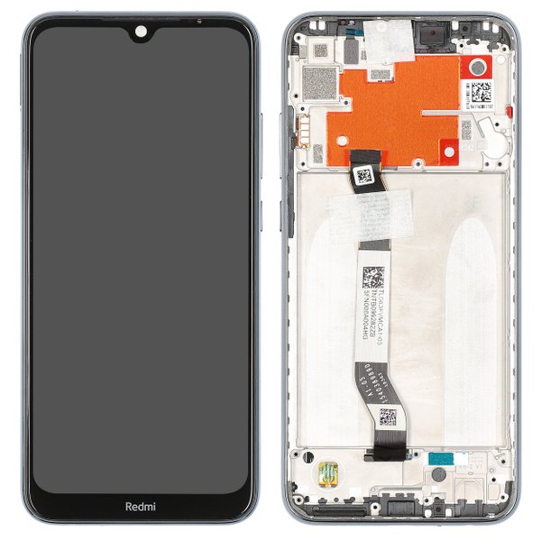 Lcd + Touch + Frame Per Xiaomi Redmi Note 8T - Grigio - Compatibile