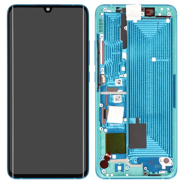 Lcd + Touch + Frame Per Xiaomi Mi Note 10, Mi Note 10 Pro - Aurora Verde