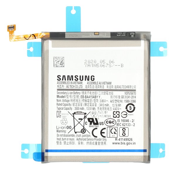 Batteria agli ioni di litio Samsung EB-BA415ABY per A415F Samsung Galaxy A41