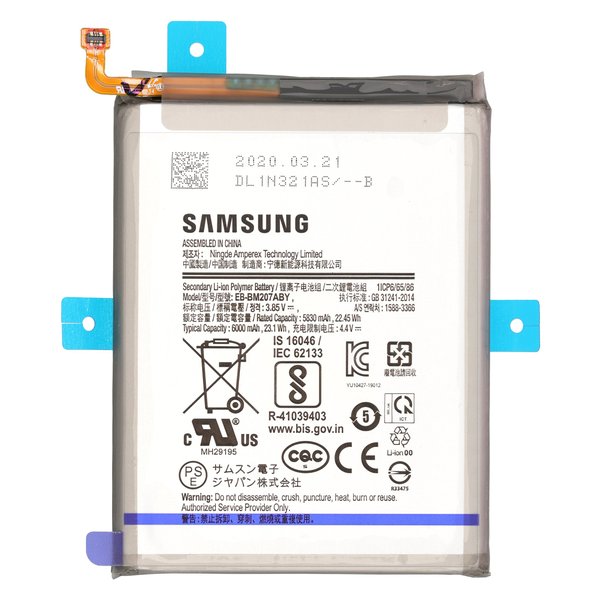 Batteria Samsung Agli Ioni Di Litio Eb-Bm207Aby Per M315F Samsung Galaxy M31 Gh82-22406A Gh82-21263A