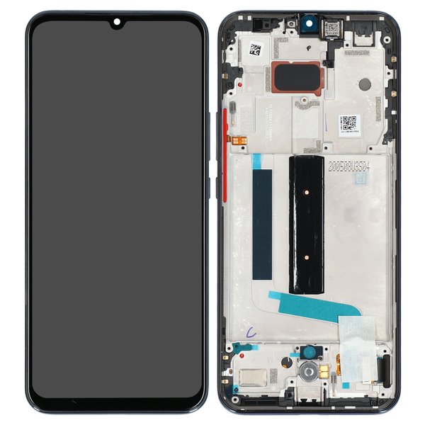 Lcd + Touch + Frame Per Xiaomi Mi 10 Lite 5G - Cosmic Grigio