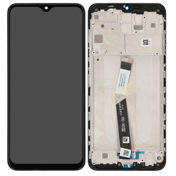 Lcd + Touch + Frame Per M2004J19G Xiaomi Redmi 9 - Carbon Grigio - Compatibile