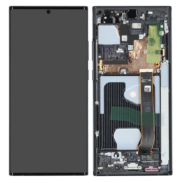 Lcd + Touch Per N986 Samsung Galaxy Note 20 Ultra 5G Gh82-23596A Gh82-23597A Gh82-23511A Gh82-23622A - Mystic Nero