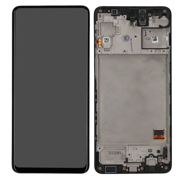 Lcd + Touch + Frame Per M317F Samsung Galaxy M31S - Nero Gh81-13736A Gh82-23774A Gh82-24114A