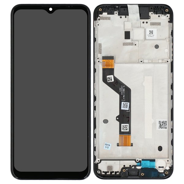 Lcd + Touch + Frame Per Xt2083 Motorola Moto G9 Play - Nero - Compatibile