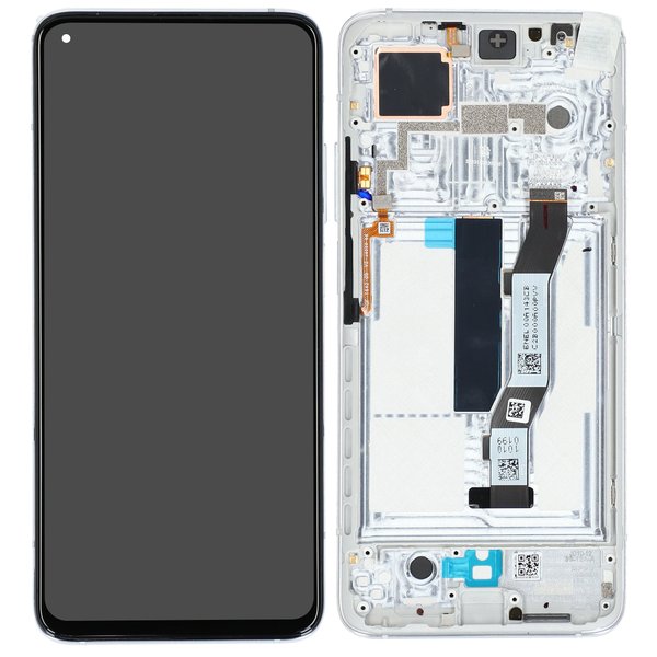 Lcd + Touch + Frame Per Xiaomi Mi 10T 5G, Mi 10T Pro 5G - Argento Lunar Silver