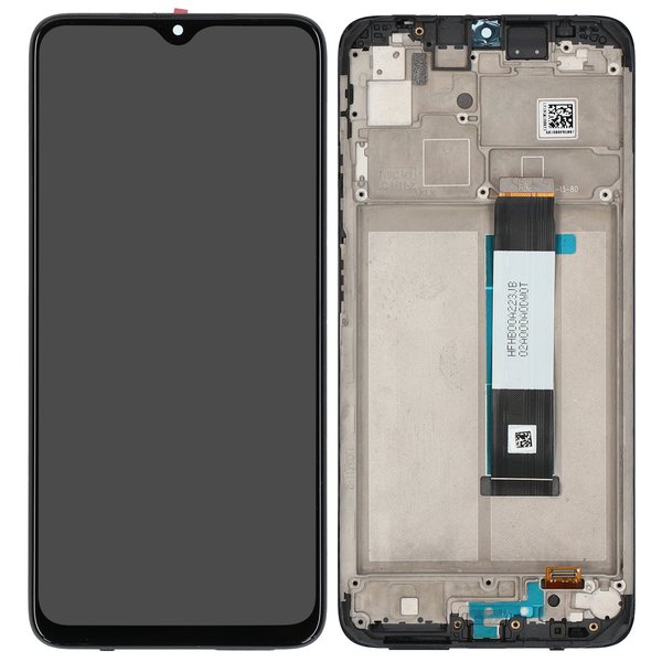 Lcd + Touch + Frame Per Xiaomi Redmi 9T, Poco M3 - Carbon Grey