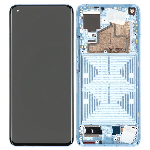 Lcd + Touch + Frame Per M2011K2G Xiaomi Mi 11 - Horizon Blue