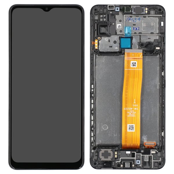 Lcd + Touch + Frame Per M127F Samsung Galaxy M12 Gh82-25042A - Nero