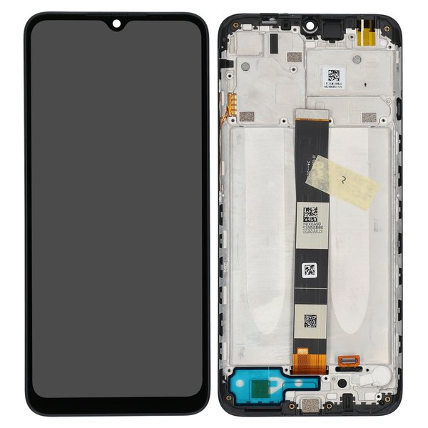 Lcd + Touch + Frame Per Xiaomi Redmi 9At - Grigio Carbone Compatibile