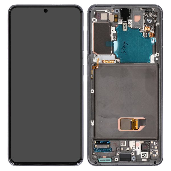 Lcd + Touch + Frame Per G991B Samsung Galaxy S21 - Phantom Grey