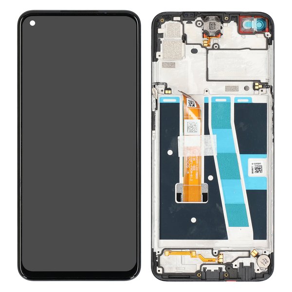 Lcd + Touch + Frame Per Cph2067, Cph2059 Oppo A72, A92 - Black