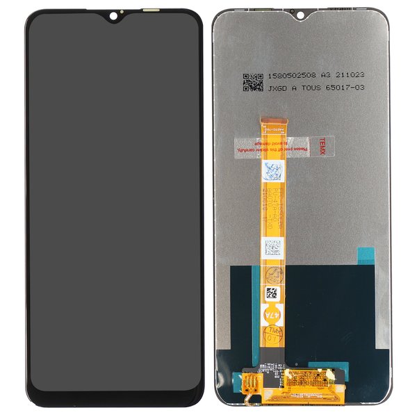 Lcd + Touch Per Cph2269 Oppo A16, A16S - Black - Compatibile