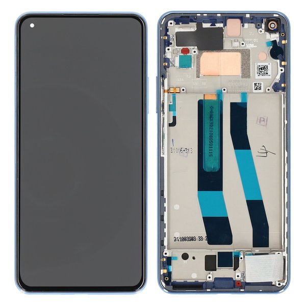 Lcd + Touch + Frame Per Xiaomi 11 Lite 5G Ne - Bubblegum Blue