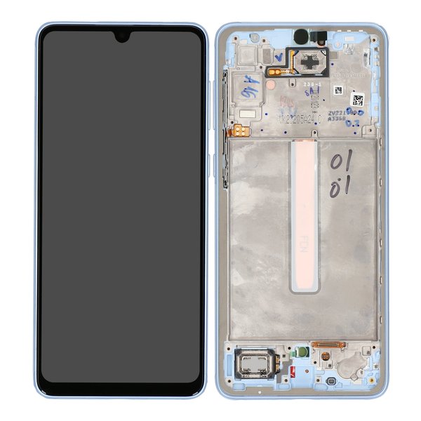 Lcd + Touch + Cornice + Batteria Per Atu-Lx3, L11, L21, L22 Huawei Y6 (2018) - Bianco