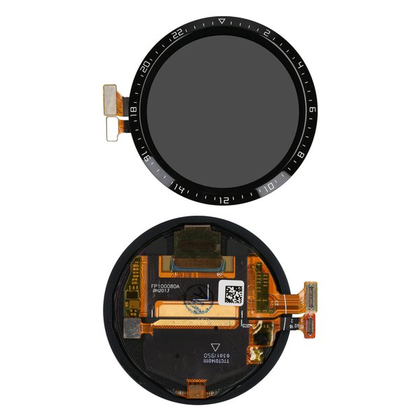 Lcd + Touch Per Ltn-B19P, Ltn-B19S, Ltn-B19B, Ltn-B19V Huawei Watch Gt2 46Mm - Black - Compatibile