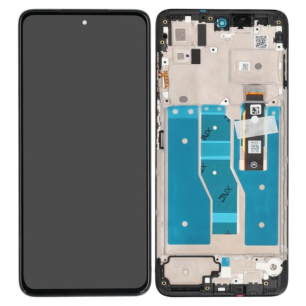 Lcd + Touch + Frame Per Xt2221 Motorola Moto G52 - Black