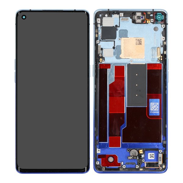 Lcd + Touch + Frame Per Cph2009 Oppo Find X2 Neo - Starry Blue