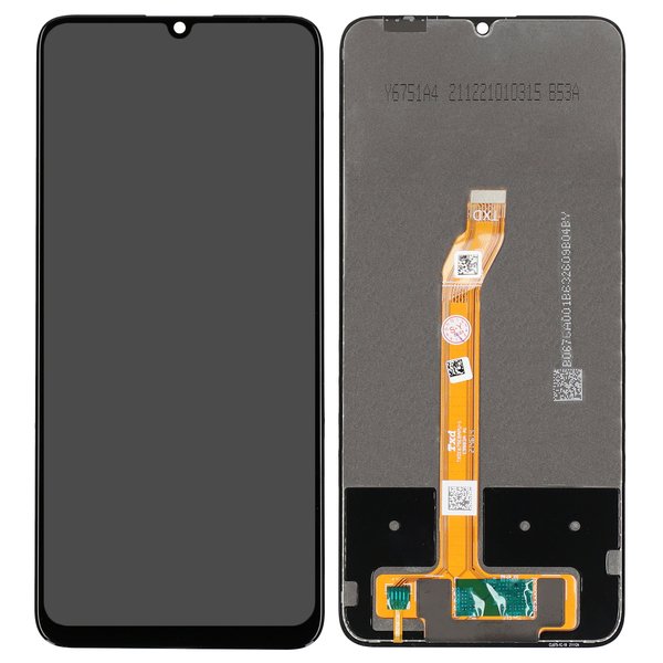 Lcd + Touch Per Cma-Lx2 Honor X7 - Black - Compatibile