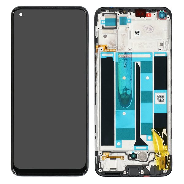 Lcd + Touch + Frame Per J6A1 Xiaomi Redmi Note 9S - Aurora Blue