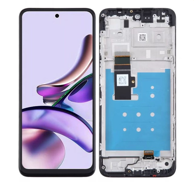 Display Lcd Touch Screen + Frame Per Motorola Moto G13 Xt2331 / G23 Xt2333 Compatibile