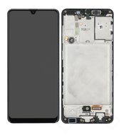 Lcd + Touch + Frame Per A315F Samsung Galaxy A31 Gh82-22905A Gh82-22761A Gh82-24455A - Nero