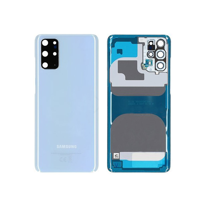 Cover Posteriore Samsung Galaxy S20 Plus 4G 2020 G985F / S20 Plus 5G 2020 G986B Blu (Cloud Blue) Compatibile