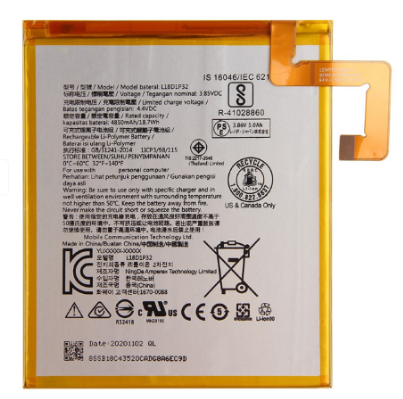 Batteria Compatibile Lenovo L18D1P32 Tab M10 Tb-X605F Tb-X605L Tb-X605 Tb-X505F 4850Mah