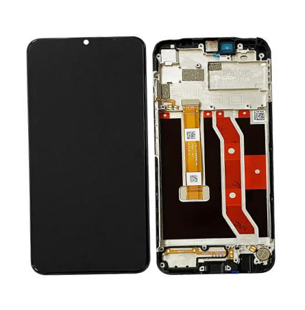 Schermo Lcd + Touch + Frame Per Realme 7I 2020 Rmx2103 4905315 Service Pack Black Originale