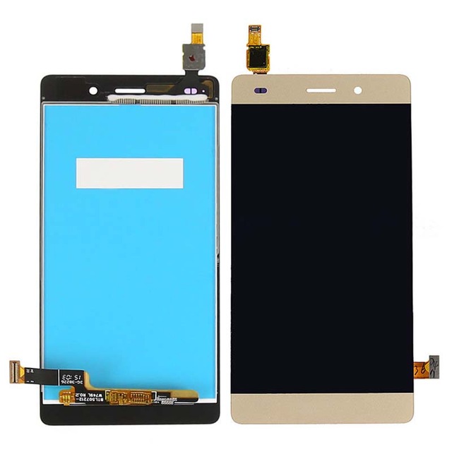 Display Lcd Schermo Con Cornice Per Huawei P8 Lite Oro - Compatibile