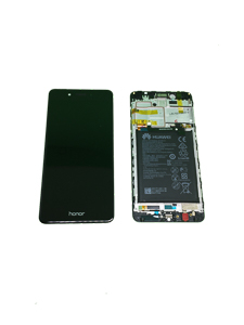 Display Lcd Schermo + Touch Nero Per Huawei Honor 6C Gray Originale 02351Fuv Service Pack