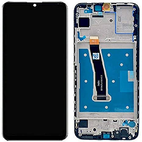 Lcd + Touch + Frame Per Huawei P Smart / P Smart + (2019) Compatibile - Nero