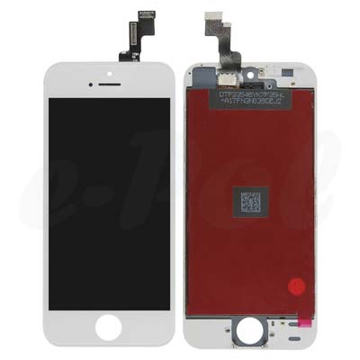 Display Lcd + Touch Screen Per Apple iPhone 5S Bianco Qualità Ricondizionato