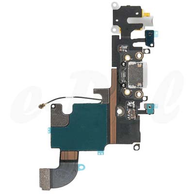 Connettore di ricarica + microfono per Apple iPhone 6s nero A1633