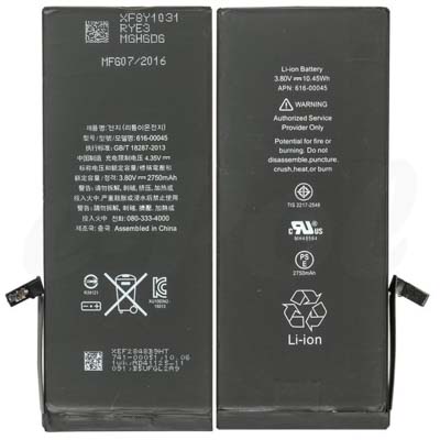 Batteria Per Apple iPhone 6S Plus Li-Polymer 3,82V 2750Mah 10,5 Wh Eccellente