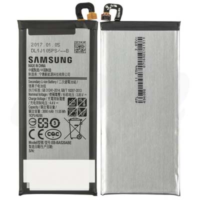 Batteria Eb-Ba520Abe Per Samsung J530 J5 2017, A5 2017 A520 - Gh43-04680A Compatibile