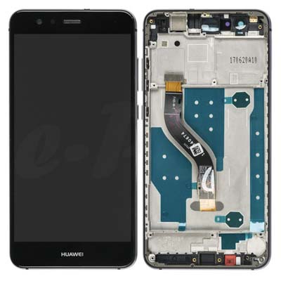 Display Lcd + Touch + Frame Per Huawei P10 Lite Nero
