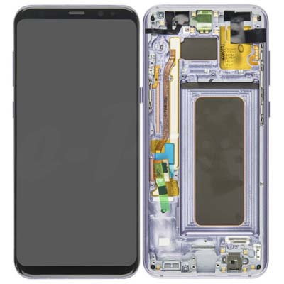 DISPLAY LCD SCHERMO CON CORNICE PER SAMSUNG GALAXY S8 PLUS G955F VIOLA. GH97-20470C GH97-20564C GH97-40370C